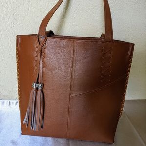 purse brown. size L 100% Leader